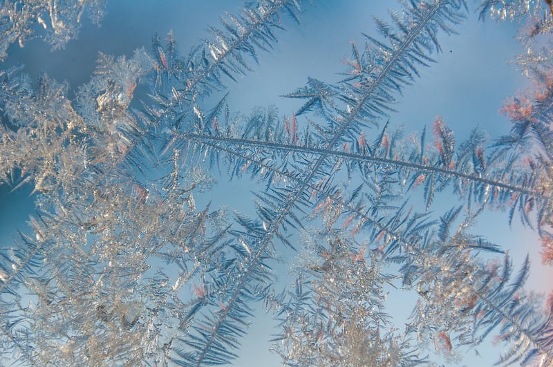 Crystals in garden